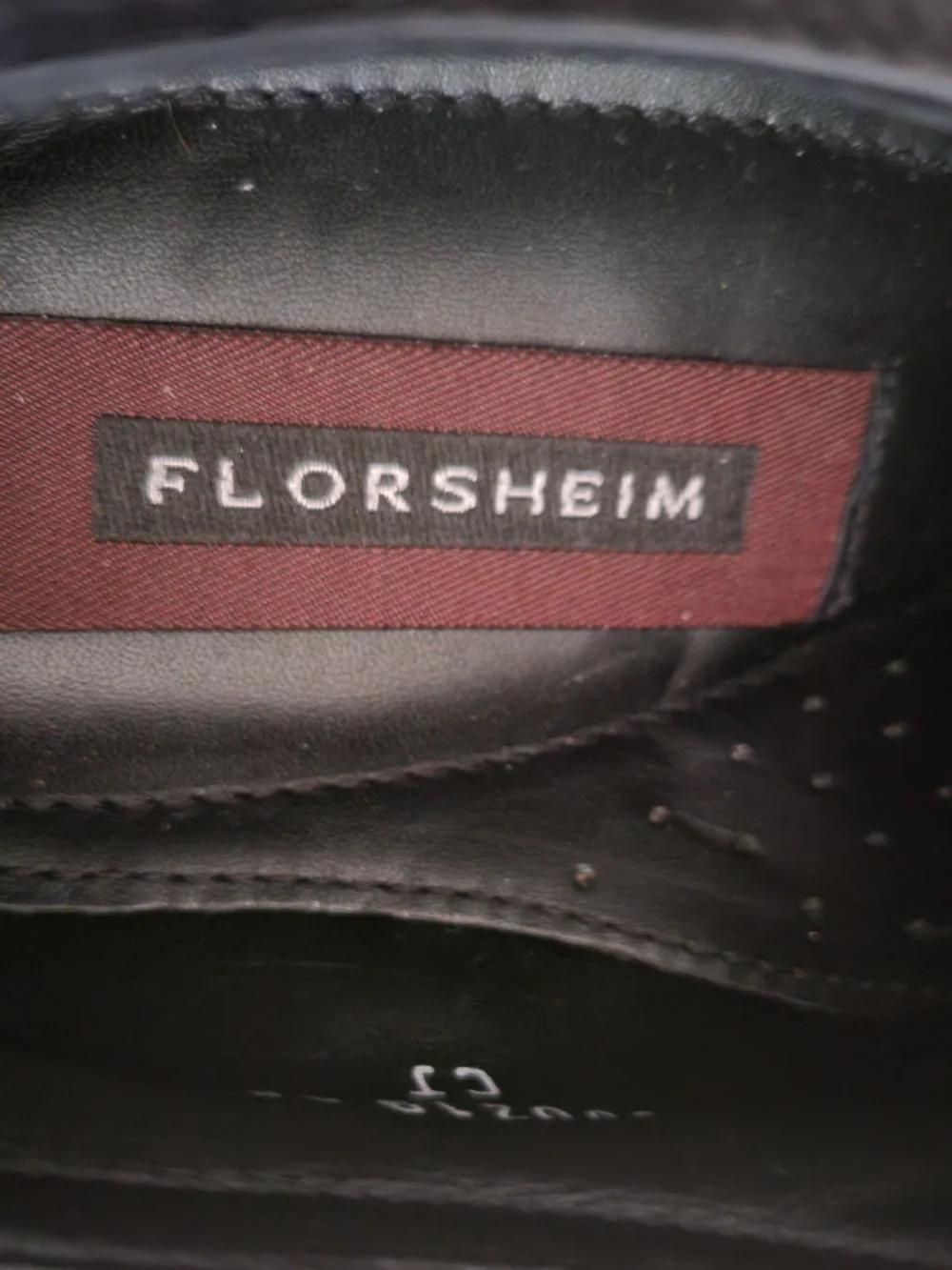 Florsheim Men's Black Leather Cap-Toe Lace-Up Dress Shoes